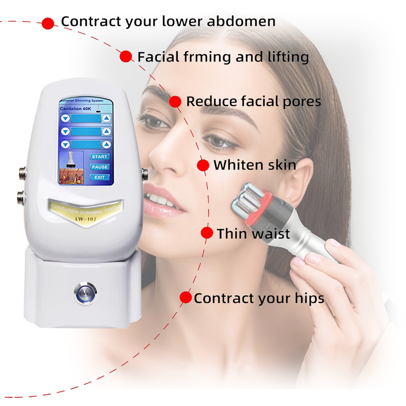 Professional 3 In 1 Body Slimming Beauty Machine Facial Body Skin Firming Device