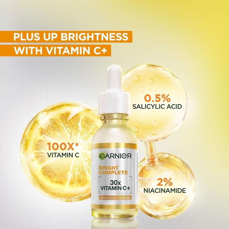 Garnier Bright Complete VITAMIN C Booster Face Serum 15 ml | Free Ship gallery