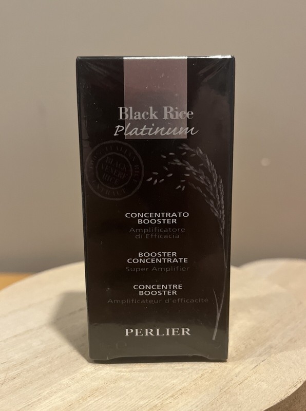 PERLIER Black Rice Platinum Booster Concentrate Super Amplifier 0.5 oz Sealed