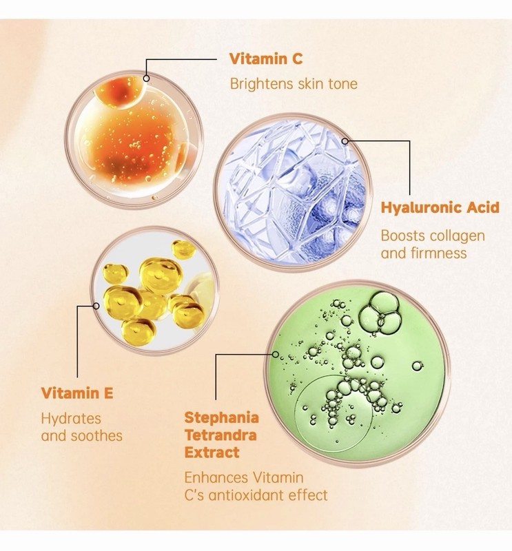 VGO Vitamin C Serum for Face, Vit C Anti Aging Serum with Hyaluronic Acid gallery