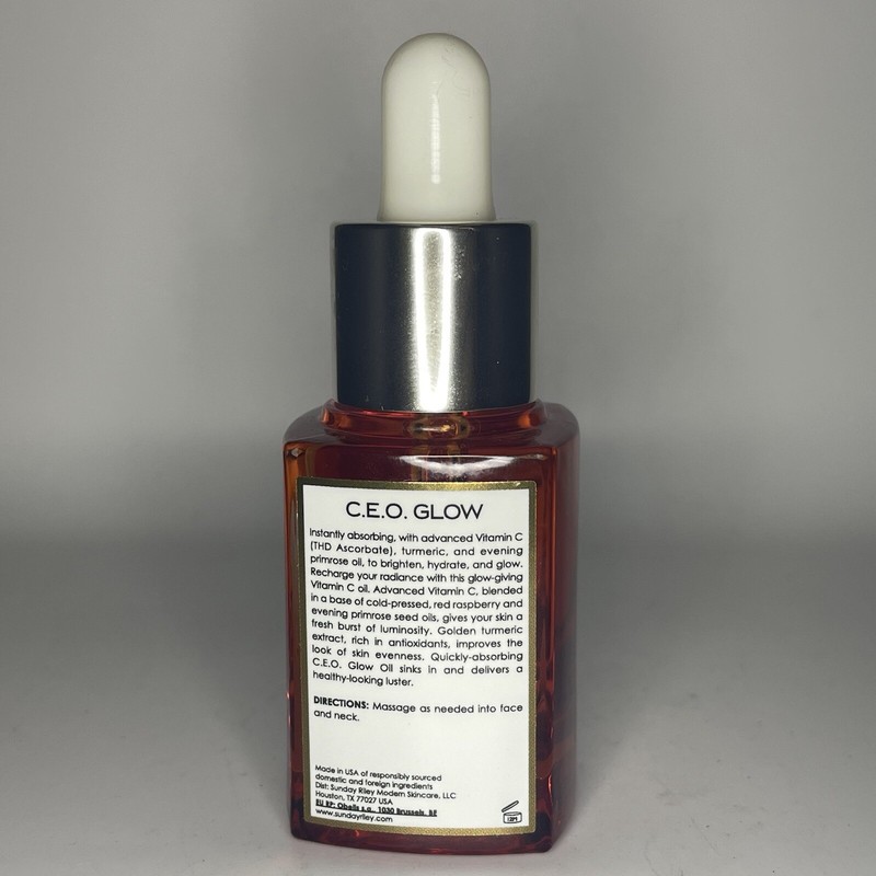 Sunday Riley CEO Glow Oil 0.5 Oz/ 15 mL Facial Oil Moisturizer New No Box gallery