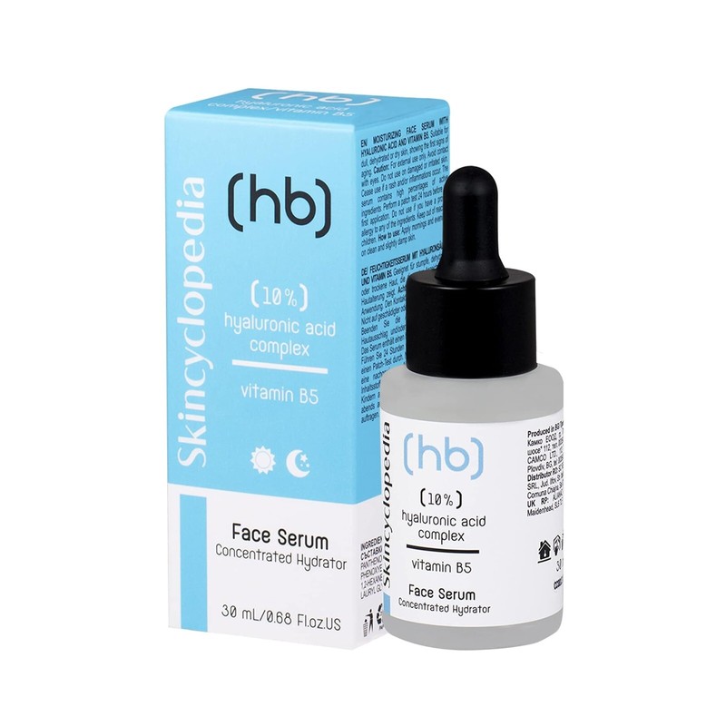 Skincyclopedia Pure Hyaluronic Acid Face Serum & Vitamin B5 Hydrator, Anti Aging
