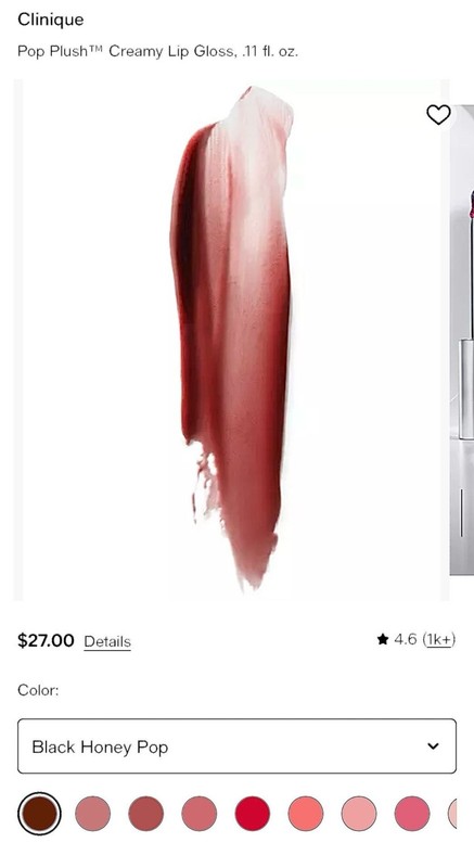 2X Clinique Pop Plush Creamy Lip Gloss in Black Honey Pop (Set of 2) gallery