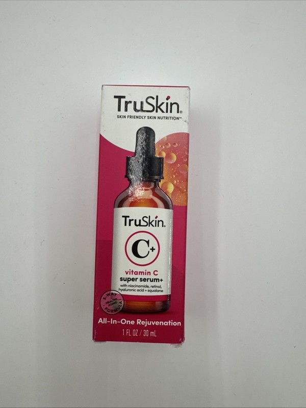 TruSkin Vitamin C Anti Aging Facial Super Serum Dark Spot Fade 1oz