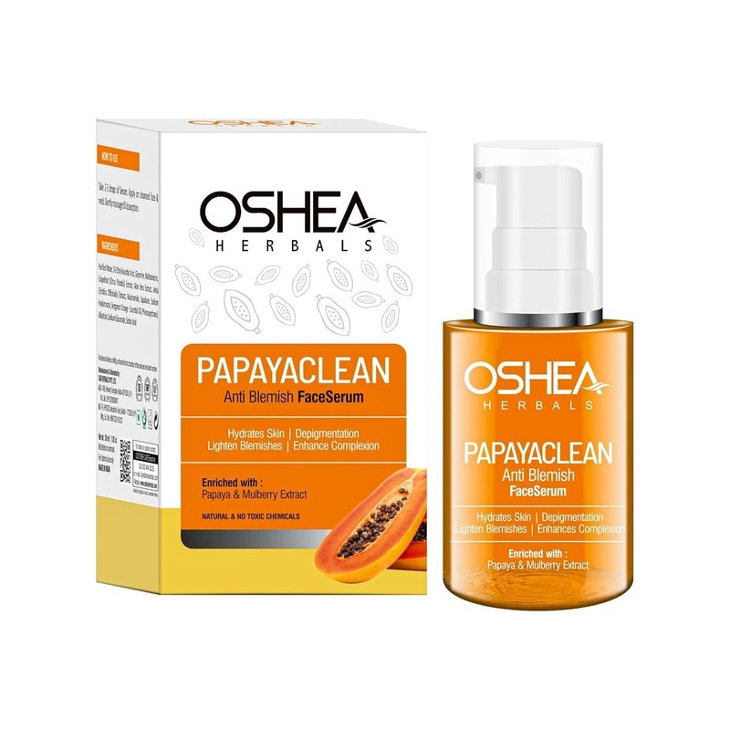 Oshea Papayaclean Anti Blemish Face Serum Lightens Blemishes & Pigmentation |30g