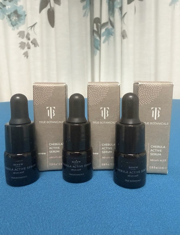 True Botanicals Renew Chebula Active Serum .16 fl oz 5ml (mini) – New In Box X3