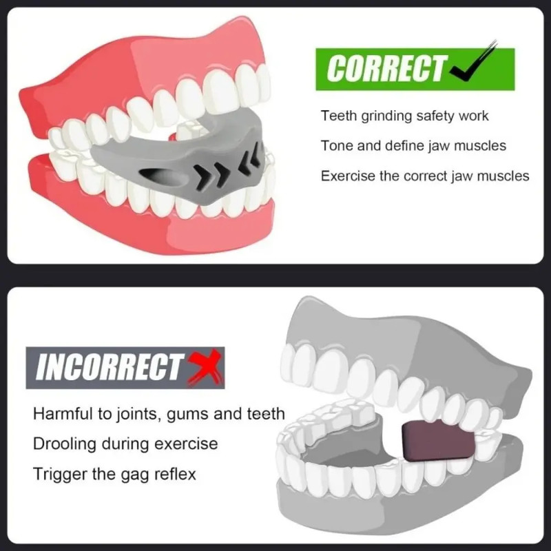 40/50/60Lbs Jaw Exerciser Portable Facial Chew Bite Muscle Redefine Jawline Trai gallery