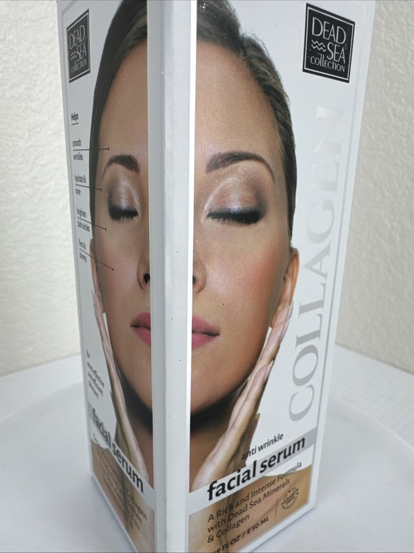 Dead Sea Collection Collagen Facial Serum 1.69oz Anti-Aging Firming Hydrating gallery