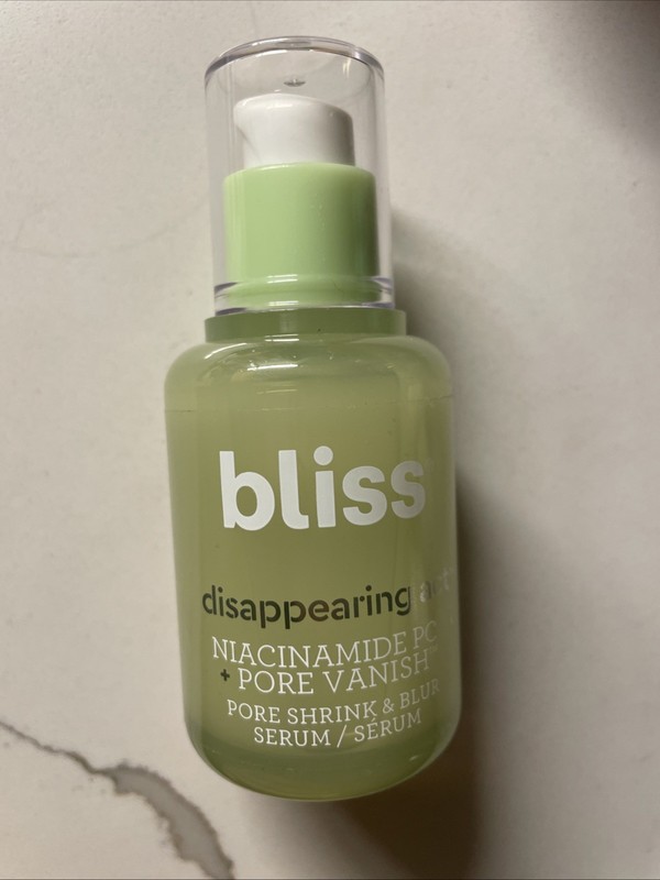 Bliss Disappearing Act Niacinamide Pore Vanish Shrink & Blur Serum New 30ml