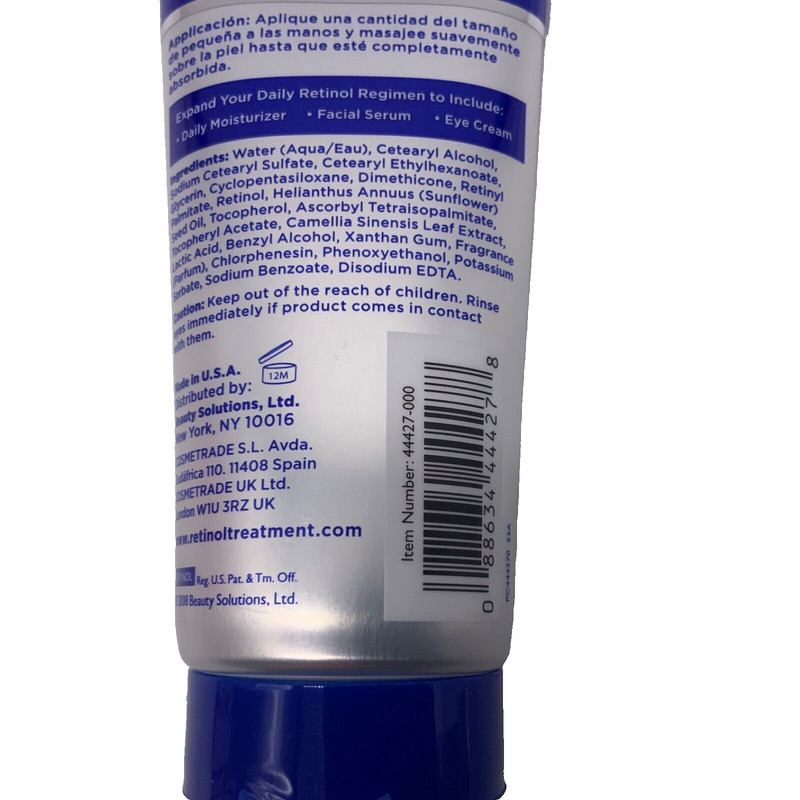 Retinol Hand Cream For MEN Sealed Hands Elbows Anti-Aging 6.8oz (2x3.4oz) gallery