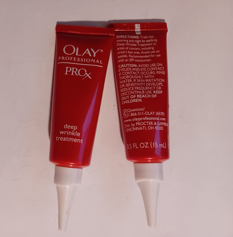 Olay Professional ProX Deep wrinkle Treatment, 2 Tubes, 0.5 fl oz each gallery