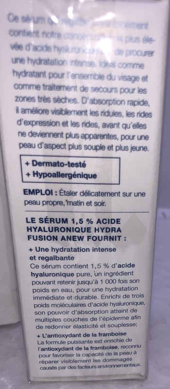 2 pack Avon Anew Hydra Fusion Face Serum 1.5% Hyaluronic Acid Anti Aging 1 fl oz gallery