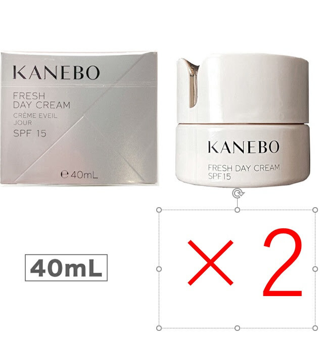Lot of 2 KANEBO Fresh Day Cream SPF15 PA+++ 40ml Moisturizer Japan gallery