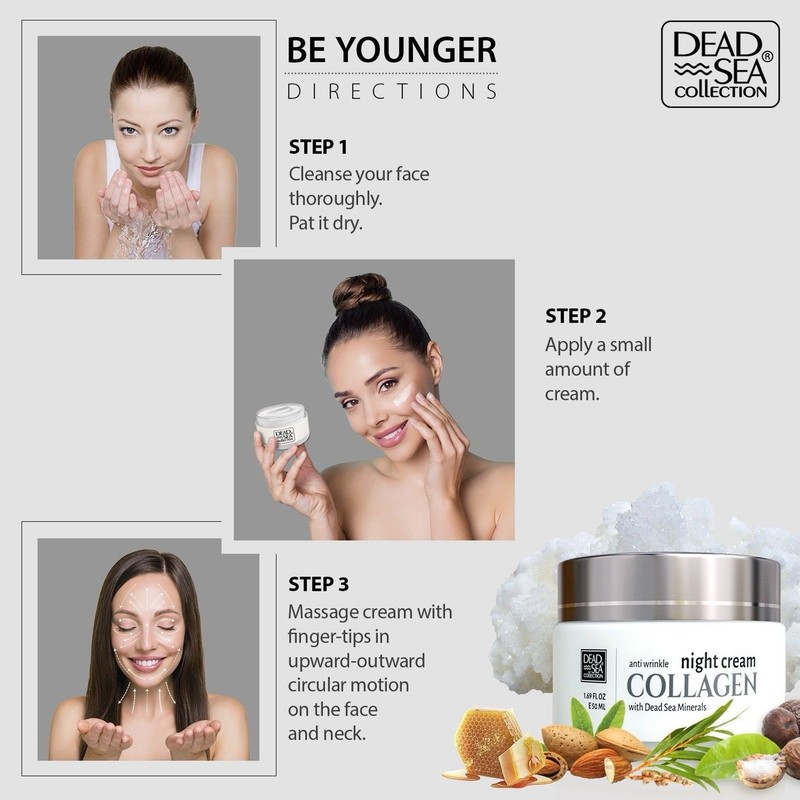 Dead Sea Collection Beauty 2pc Niacinamide & Retinol Night Cream AntiRedness NEW gallery