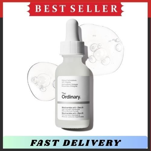 The Ordinary Niacinamide 10% + Zinc 1%, Smoothing Serum for Blemish-Prone Skin
