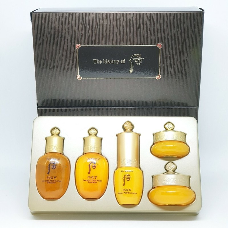 The History of Whoo Gongjinhyang 5 Pcs Special Gift Kit Travel Set K-Beauty