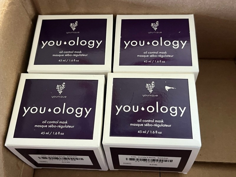 Younique YOUOLOGY Oil Control Mask 1.6 fl oz 45 ml, NIB Factory SEALED Lot Of 4