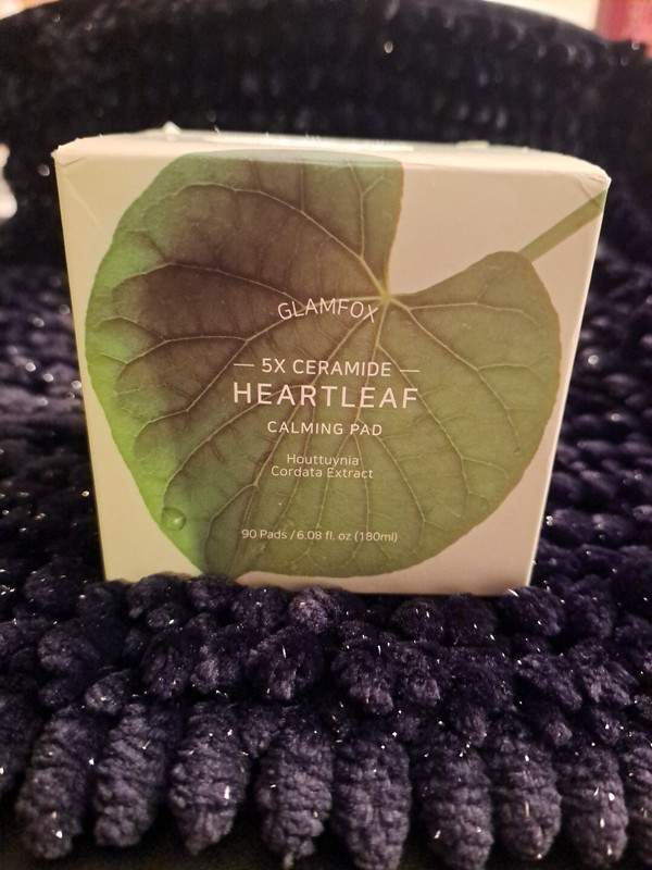 Glamfox 5x Ceramide HEARTLEAF Calming Pads (90) with Houttuynia Cordata Extract