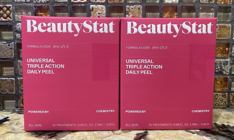 Bundle 2 BeautyStat Universal Triple Action Daily Peel 10 Treatments ea 20 total