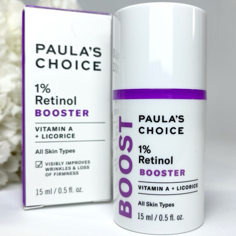 Paula’s Choice 1% Retinol Booster 0.5fl. oz. Vitamin A+Licorice NEW in Box