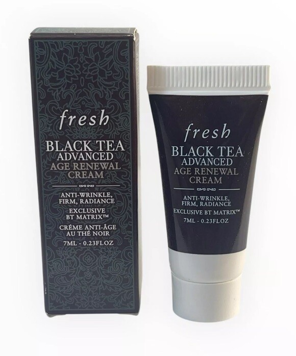 New Fresh Black Tea Advanced Age Renewal Cream Mini Travel Size 7ml/0.23oz