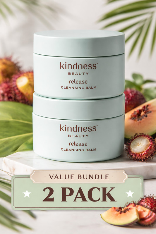 QTY 2 Kindness Beauty Release Oil to Milk Cleansing Balm 70g NEW Vegan Clean