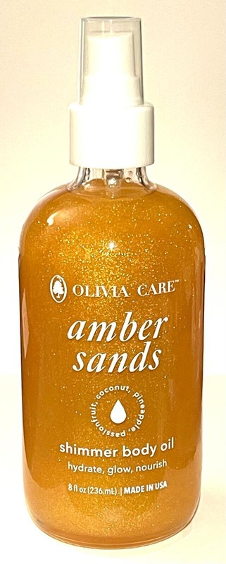 Olivia Care Amber Sands Shimmer Body Oil Hydrate, Glow & Nourish
