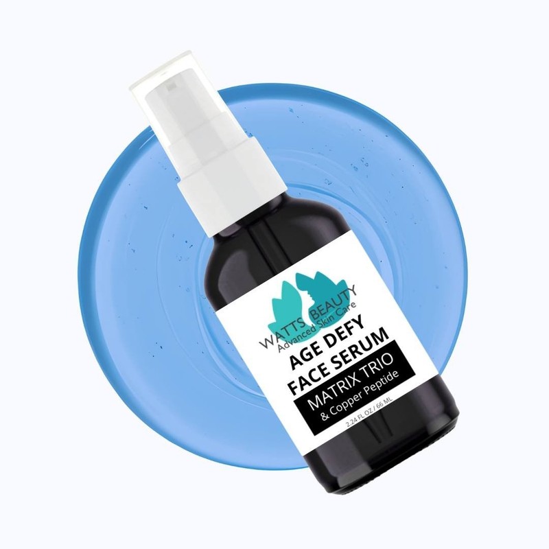Watts Beauty AGE DEFY GHK-Cu Copper Peptides + Matrixyl - GLASS SKIN Face Serum gallery