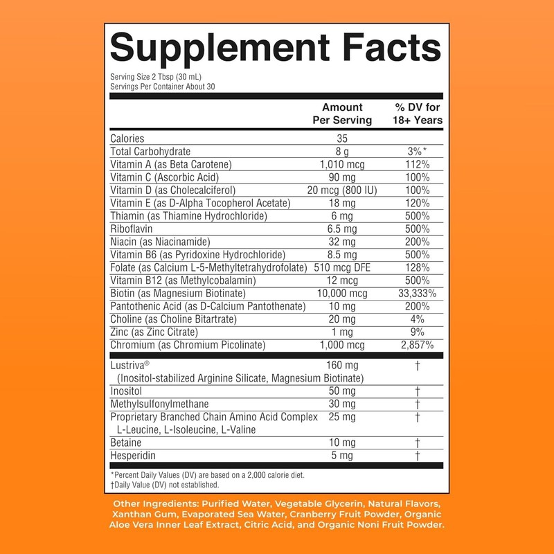 HOT-MARYRUTH'S Liquid Multivitamin+Hair Growth|Clinically Tested for Thicker 100 gallery