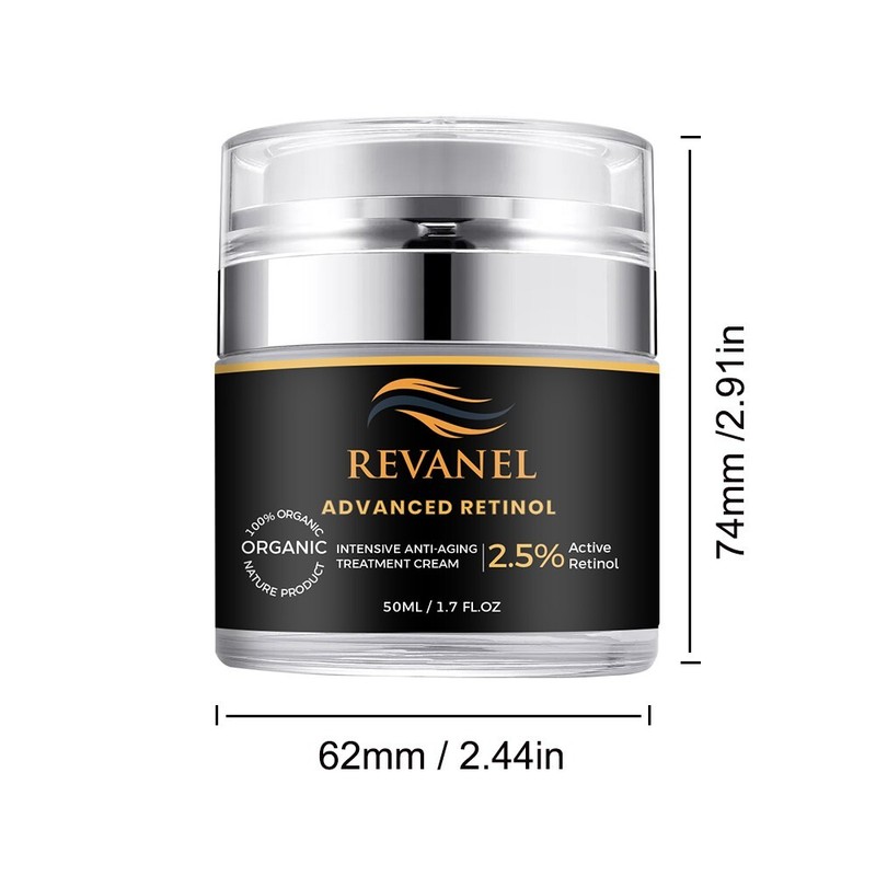 REVANEL Advanced Retinol 100% Organic Intensive ANTI-AGING Treatment 50ml gallery