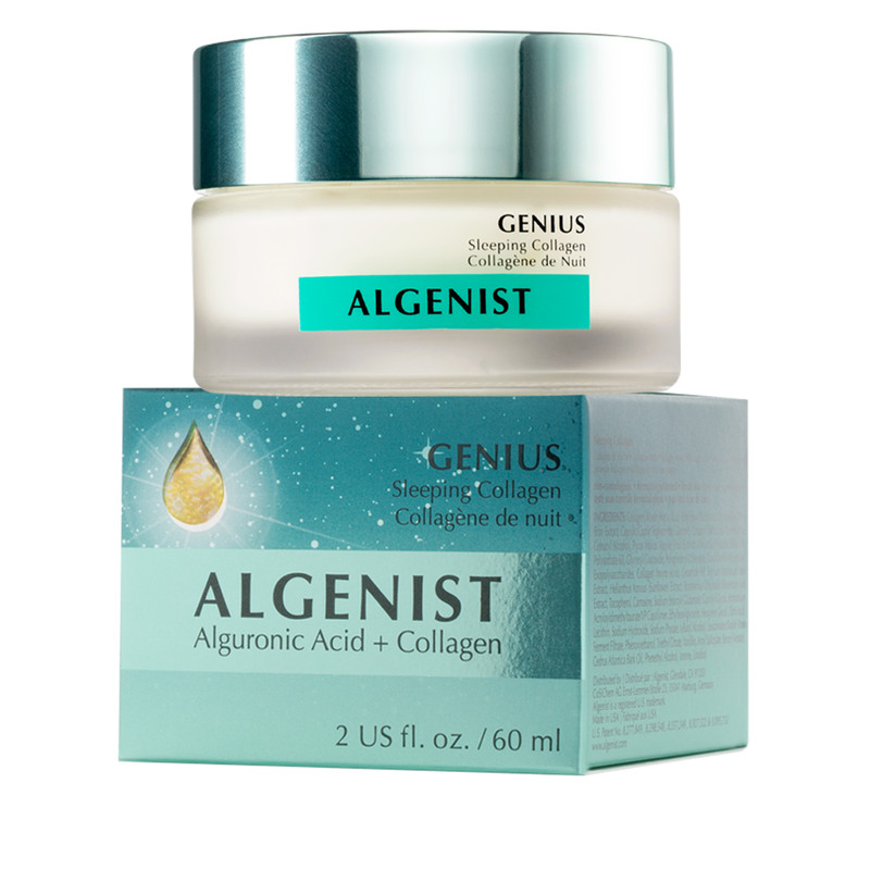 NEW Algenist Genius Sleeping Collagen Night Cream-Alguronic Acid 2oz/60ml Sealed
