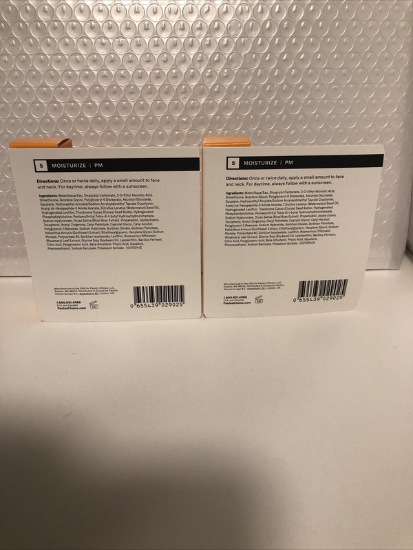 2xPAULAS CHOICE C5 Super Boost Moisturizer .10oz/3mL Trial/Travel Size NIB seal gallery