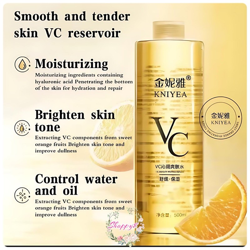 KNIYEA VC Soothing Toner 500ml + SADOER Niacinamide Serum 30ml gallery