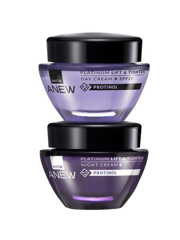 AVON Anew Set of Lifting Creams Platinum for Day SPF 20 and Night 2×1.7fl.oz