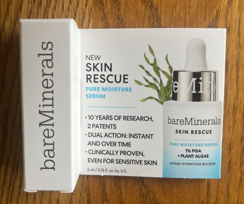BareMinerals Skin Rescue Pure Moisture Serum- 5ml/0.16 fl oz-NEW! (124)
