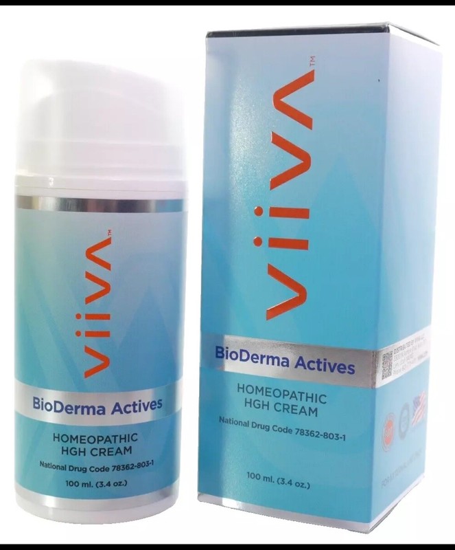 VIIVA BioDerma Actives homeopathic cream 3.4 oz – NEW – Made In USA