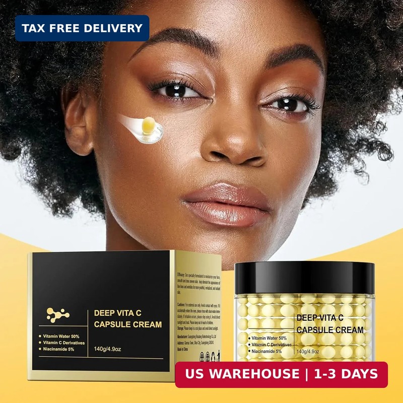 Deep Vitamin C Capsule Face Cream,Moisturizer Capsule Facial Cream,Hydrating Nig gallery