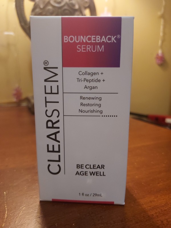 Clear Stem Bounceback Serum Collagen Tri Peptide Argan 1 fl oz New in Box