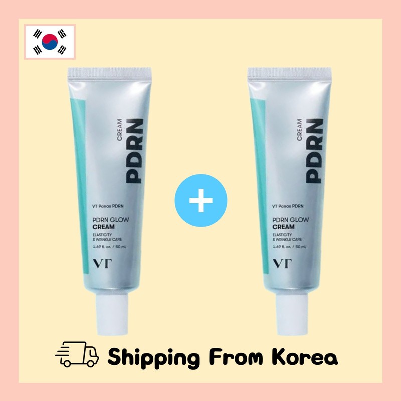 VT PDRN Essence Liposome Radiance Cream 50ml 1+1 set | Glowing & Anti-Aging