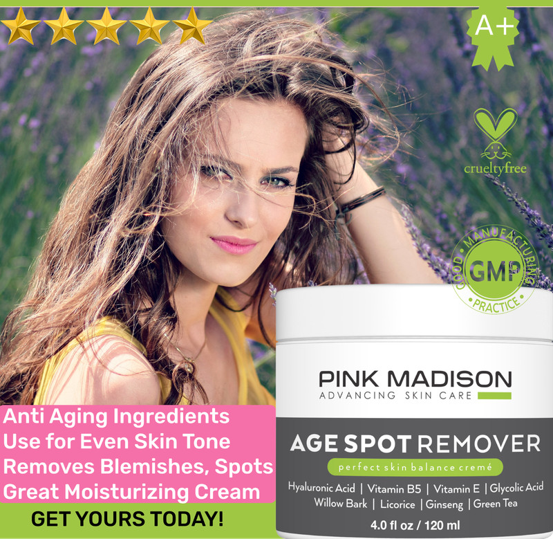Age Spot Remover Face Body, Hands, Neck. Dark Spot Corrector Cream. Made in USA gallery
