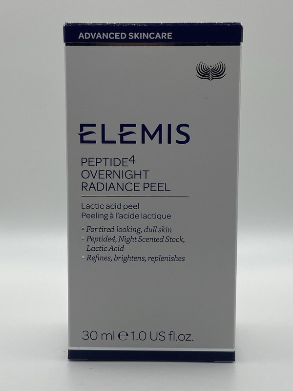Elemis Peptide4 Overnight Radiance Lactic Acid Peel ~ 1 oz / 30 ml