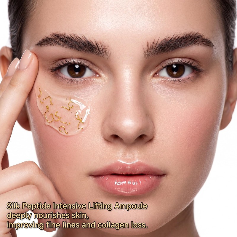 Deep Collagen Serum Silk Peptide Ampoule, Korean Anti Aging Serum for Face wi... gallery