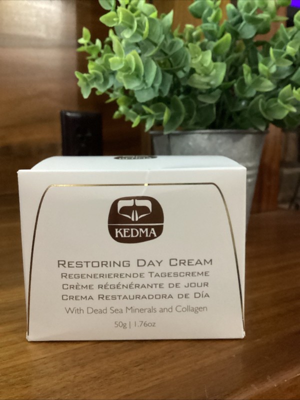 Kedma Restoring Day Cream Dead Sea Minerals & Collagen 1.76oz / 50ml New gallery
