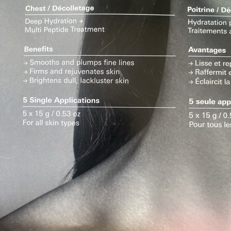 Soke Beauty Chest Decolletage Deep Treatment Masks - 5 Treatments 0.53 Oz NEW gallery