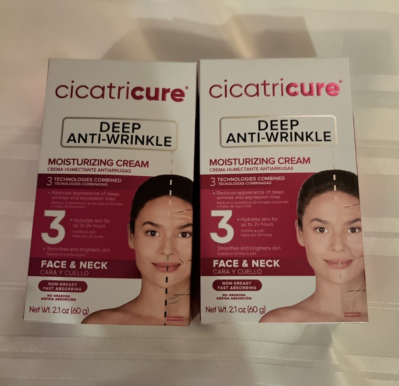 2 – Cicatricure Anti Aging 3-in-1 Facial Moisturizer Face & Neck Cream 2.1 fl oz