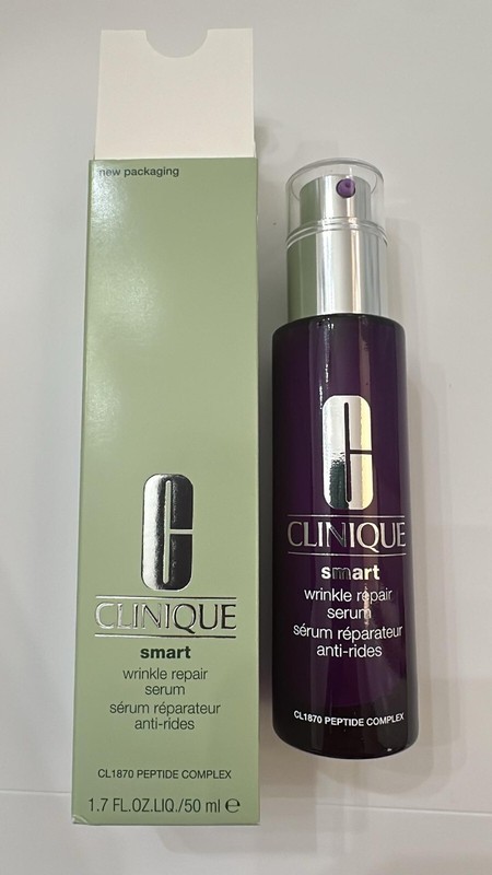 CLINIQUE Smart WRINKLE Repair Serum CL1870 Peptide Complex 1.7 oz 50 ml P45