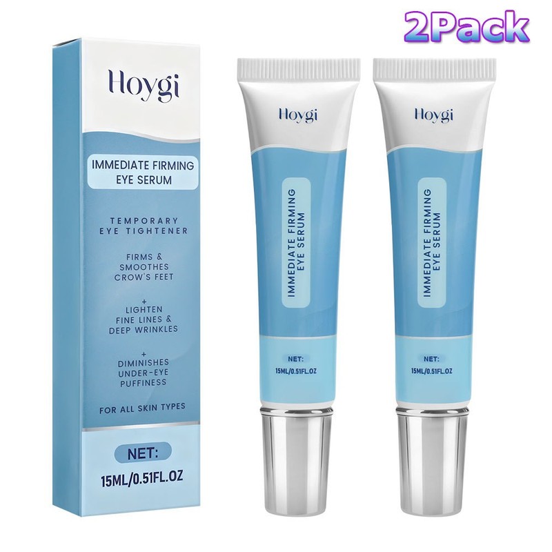 2Pack Firming Eye Serum for Rapid Reduces Under-Eye Bags, Wrinkles, Dark Circles