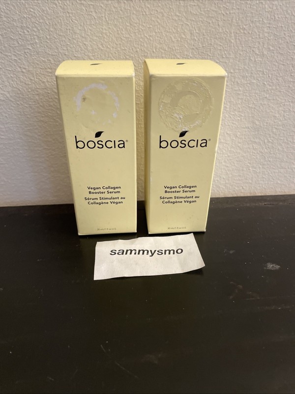 BOSCIA Vegan Collagen Booster Serum 1 fl oz., x2 Exp 10/18/2026