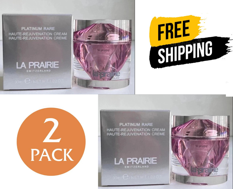 La Prairie Platinum Rare Haute-Rejuvenation Cream 30ml New Sealed Pack of 2