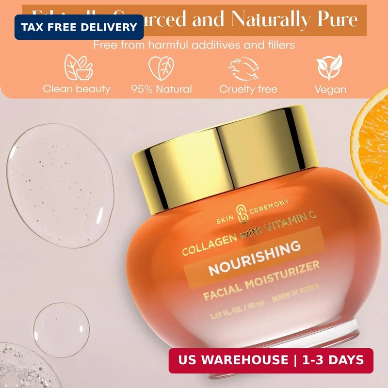 Collagen & Vitamin C Moisturizer - Brightens Skin, Reduces Fine Lines & Wrinkles gallery